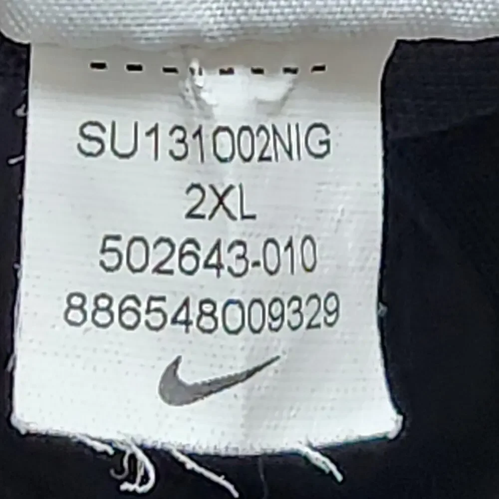 Nike Sportswear Tribute Jacket Mens 2XL Black Full Zip Striped 502643-010